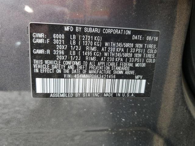 Photo 12 VIN: 4S4WMAPD6K3421456 - SUBARU ASCENT LIM 