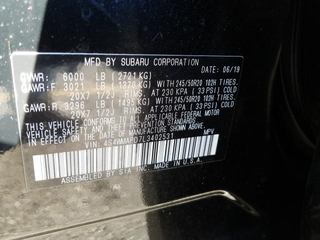 Photo 9 VIN: 4S4WMAPD7L3402531 - SUBARU ASCENT LIM 