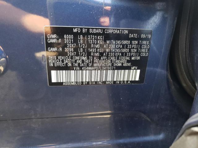 Photo 13 VIN: 4S4WMAPD7L3419071 - SUBARU ASCENT 