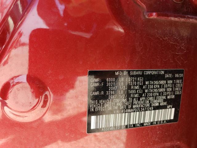 Photo 12 VIN: 4S4WMAPD7L3471249 - SUBARU ASCENT LIM 