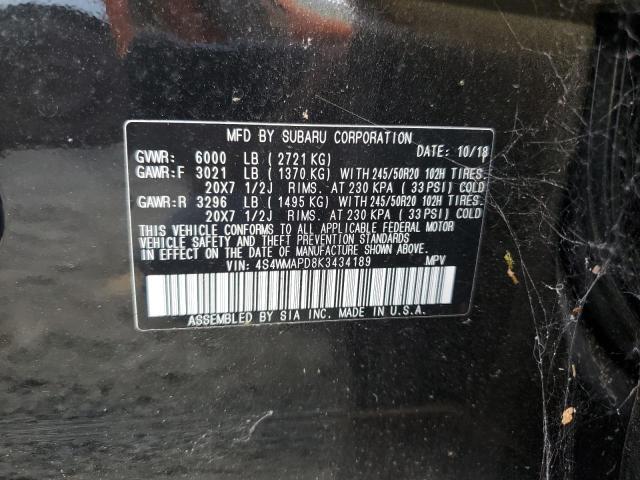 Photo 12 VIN: 4S4WMAPD8K3434189 - SUBARU ASCENT LIM 