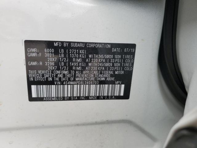 Photo 13 VIN: 4S4WMAPD8L3406703 - SUBARU ASCENT 