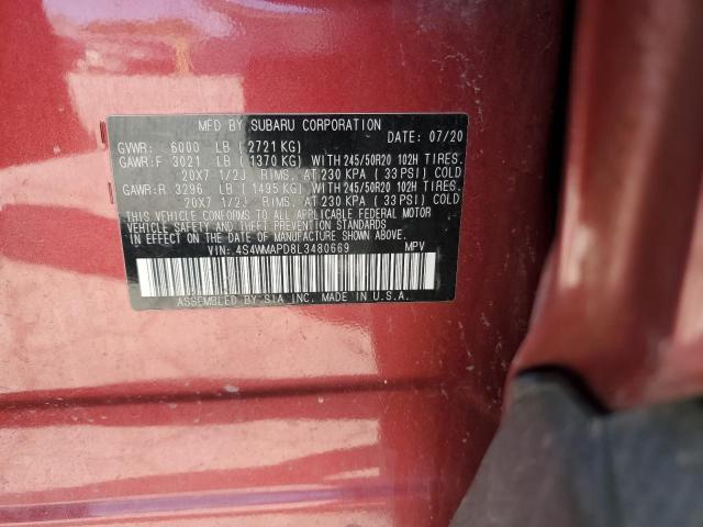 Photo 12 VIN: 4S4WMAPD8L3480669 - SUBARU ASCENT LIM 