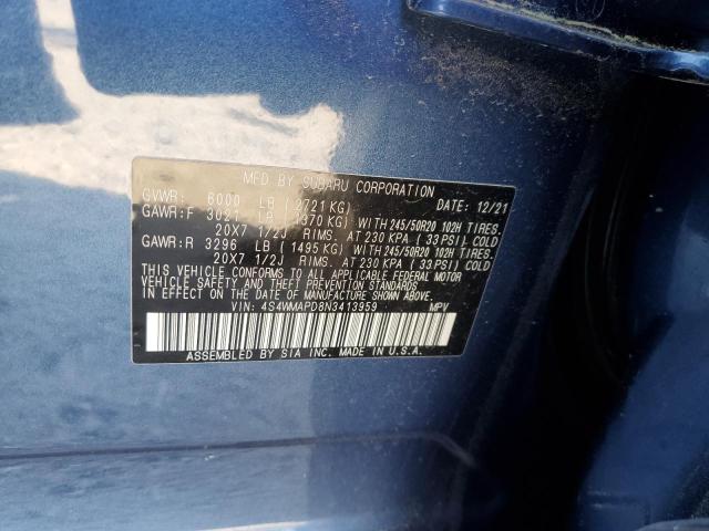 Photo 13 VIN: 4S4WMAPD8N3413959 - SUBARU ASCENT 