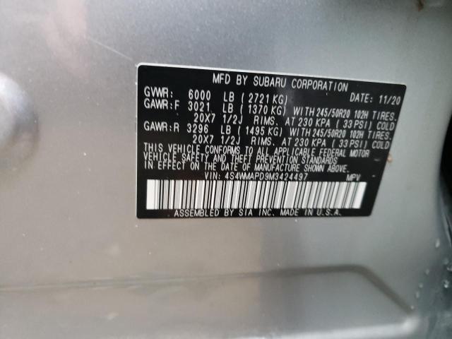 Photo 9 VIN: 4S4WMAPD9M3424497 - SUBARU ASCENT LIM 