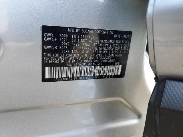 Photo 12 VIN: 4S4WMAPD9M3453529 - SUBARU ASCENT LIM 