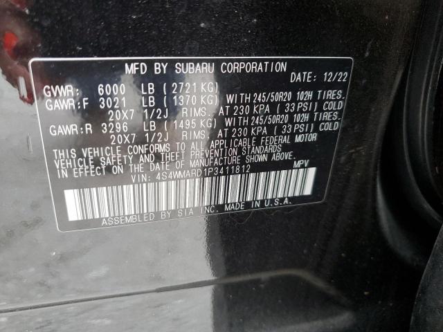 Photo 12 VIN: 4S4WMARD1P3411812 - SUBARU ASCENT TOU 