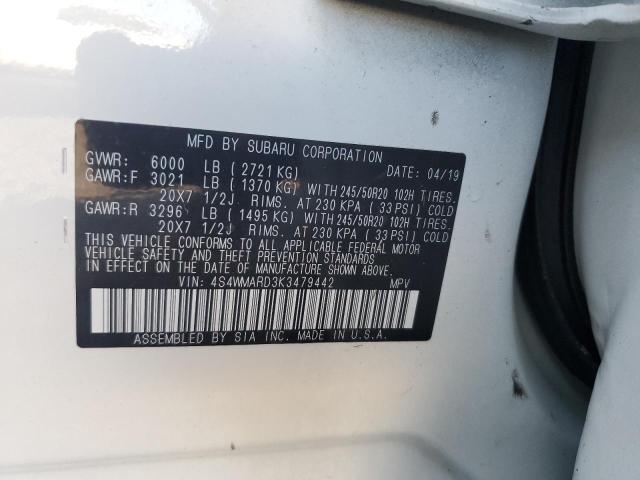 Photo 13 VIN: 4S4WMARD3K3479442 - SUBARU ASCENT TOU 