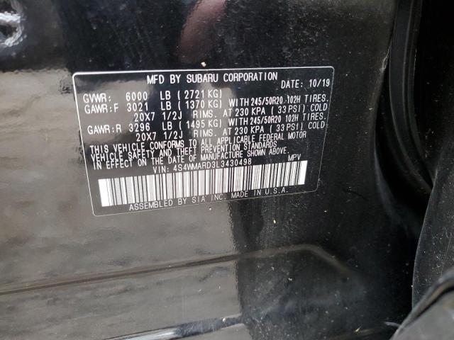 Photo 13 VIN: 4S4WMARD3L3430498 - SUBARU ASCENT TOU 