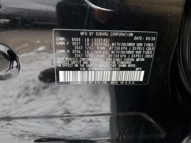 Photo 12 VIN: 4S4WMARD5L3468962 - SUBARU ASCENT TOU 