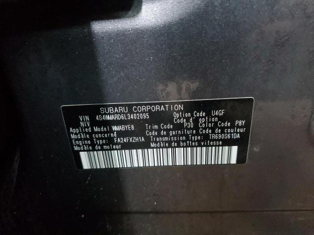 Photo 12 VIN: 4S4WMARD6L3402095 - SUBARU ASCENT TOU 