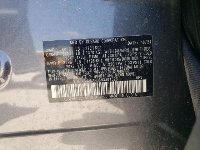 Photo 12 VIN: 4S4WMARD6N3404528 - SUBARU ASCENT TOU 