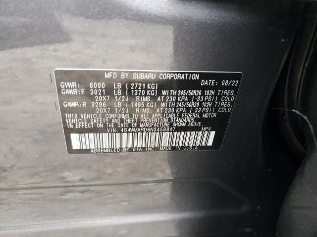 Photo 11 VIN: 4S4WMARD6N3458847 - SUBARU ASCENT TOU 