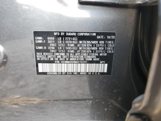 Photo 11 VIN: 4S4WMARD8M3416291 - SUBARU ASCENT TOU 