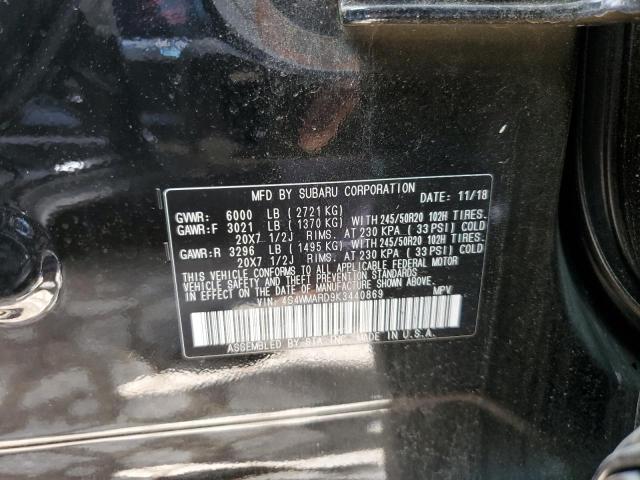 Photo 12 VIN: 4S4WMARD9K3440869 - SUBARU ASCENT TOU 