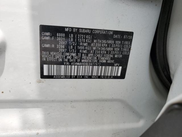 Photo 11 VIN: 4S4WMARD9L3477972 - SUBARU ASCENT 