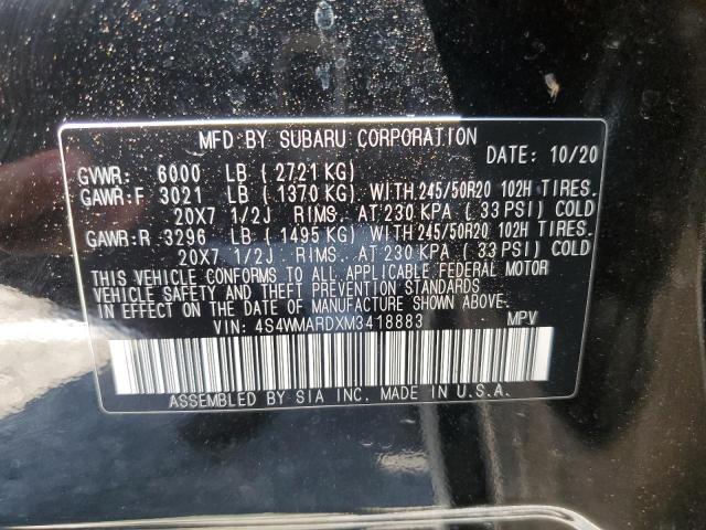 Photo 12 VIN: 4S4WMARDXM3418883 - SUBARU ASCENT TOU 