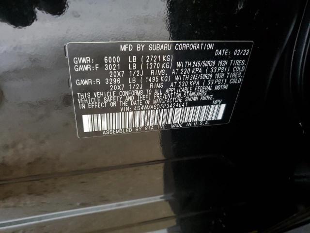 Photo 12 VIN: 4S4WMASD5P3424041 - SUBARU ASCENT LIM 