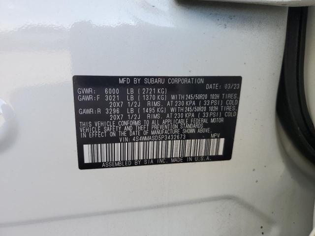 Photo 12 VIN: 4S4WMASD5P3432673 - SUBARU ASCENT LIM 