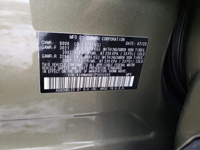 Photo 12 VIN: 4S4WMAWD2P3450493 - SUBARU ASCENT 