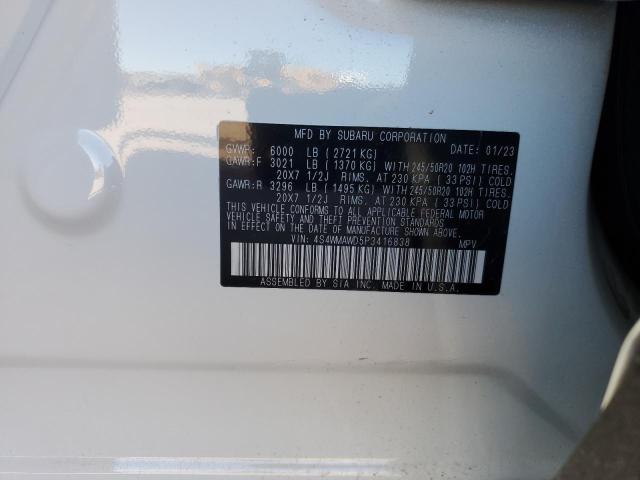 Photo 12 VIN: 4S4WMAWD5P3416838 - SUBARU ASCENT 