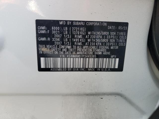 Photo 12 VIN: 4S4WMAWD7P3445385 - SUBARU ASCENT TOU 