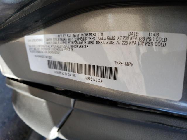 Photo 12 VIN: 4S4WX82D774411267 - SUBARU TRIBECA 