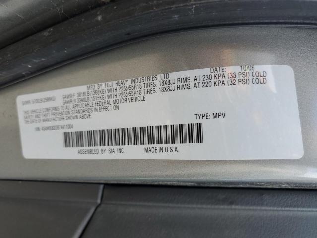 Photo 11 VIN: 4S4WX82D874411004 - SUBARU B9 TRIBECA 