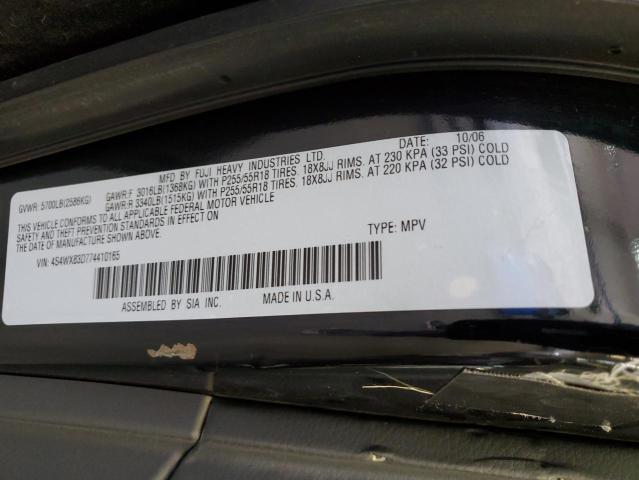 Photo 12 VIN: 4S4WX83D774410165 - SUBARU TRIBECA 