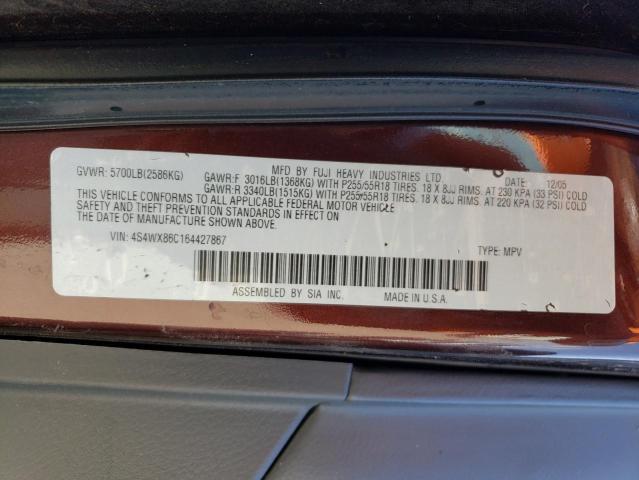 Photo 12 VIN: 4S4WX86C164427867 - SUBARU B9 TRIBECA 