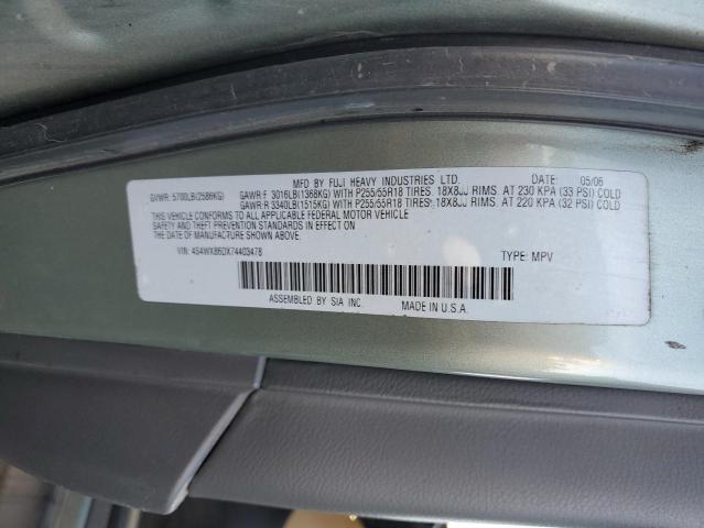 Photo 12 VIN: 4S4WX86DX74403478 - SUBARU B9 TRIBECA 