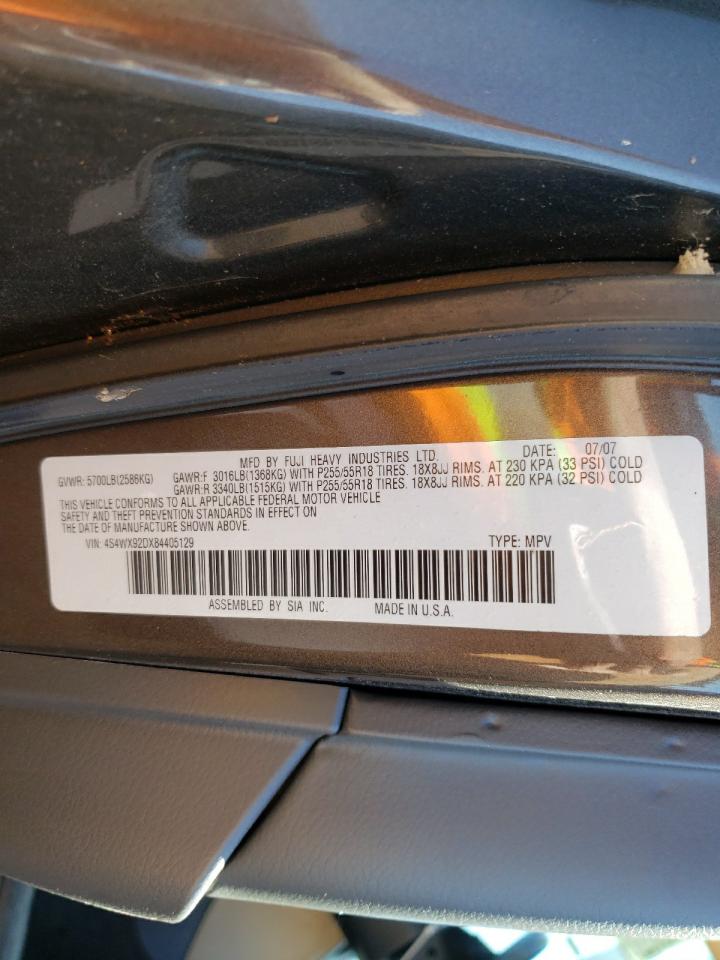 Photo 11 VIN: 4S4WX92DX84405129 - SUBARU TRIBECA 