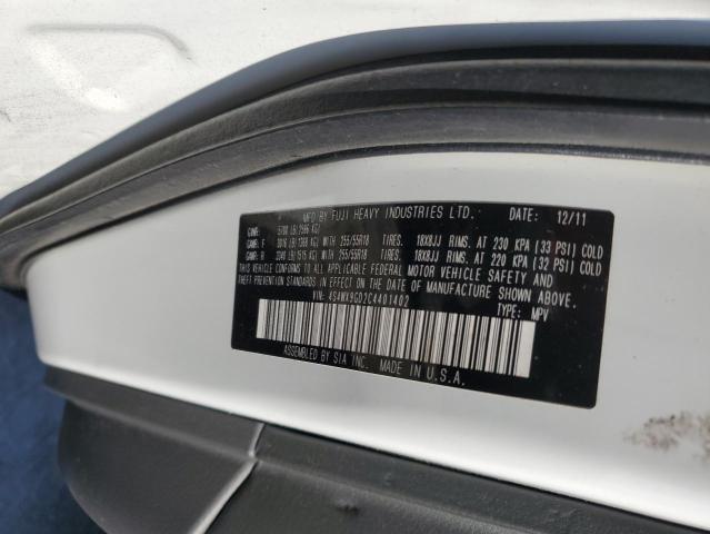 Photo 12 VIN: 4S4WX9GD2C4401402 - SUBARU TRIBECA LI 