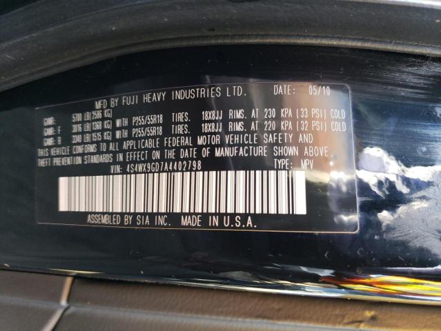 Photo 12 VIN: 4S4WX9GD7A4402798 - SUBARU TRIBECA LI 