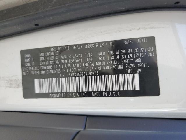 Photo 13 VIN: 4S4WX9GD7B4402415 - SUBARU TRIBECA LI 