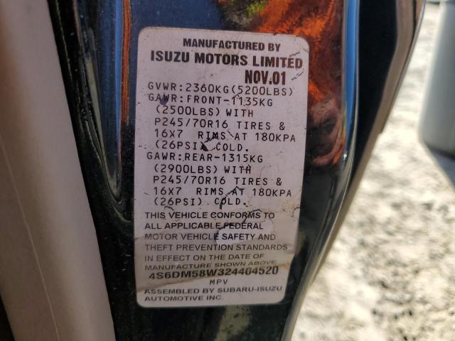 Photo 12 VIN: 4S6DM58W324404520 - HONDA PASSPORT E 