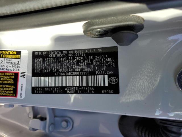 Photo 11 VIN: 4T1AA1ABXNU013955 - TOYOTA AVALON XLE 