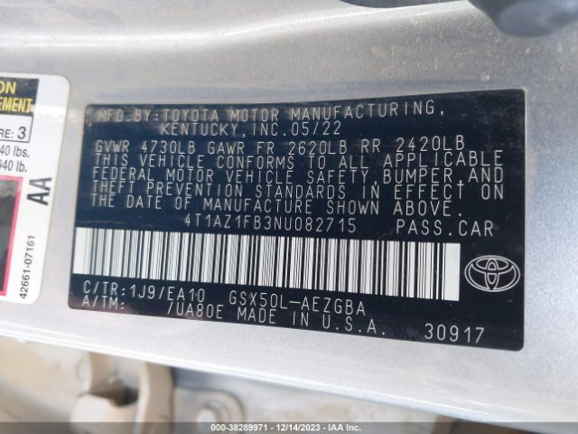 Photo 8 VIN: 4T1AZ1FB3NU082715 - TOYOTA AVALON 