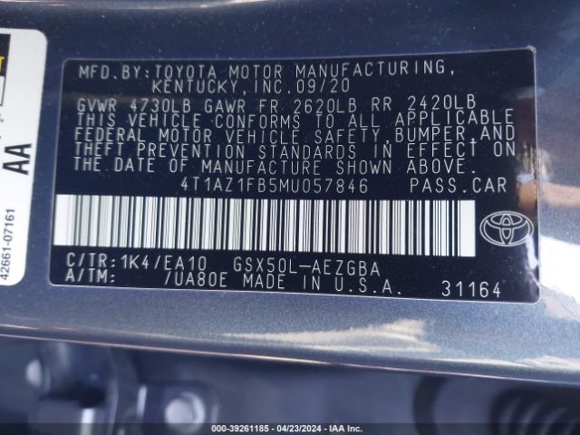 Photo 8 VIN: 4T1AZ1FB5MU057846 - TOYOTA AVALON 