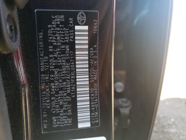 Photo 9 VIN: 4T1AZ1FBXLU047117 - TOYOTA AVALON XLE 