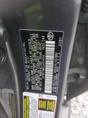 Photo 11 VIN: 4T1B11HK0JU054650 - TOYOTA CAMRY 