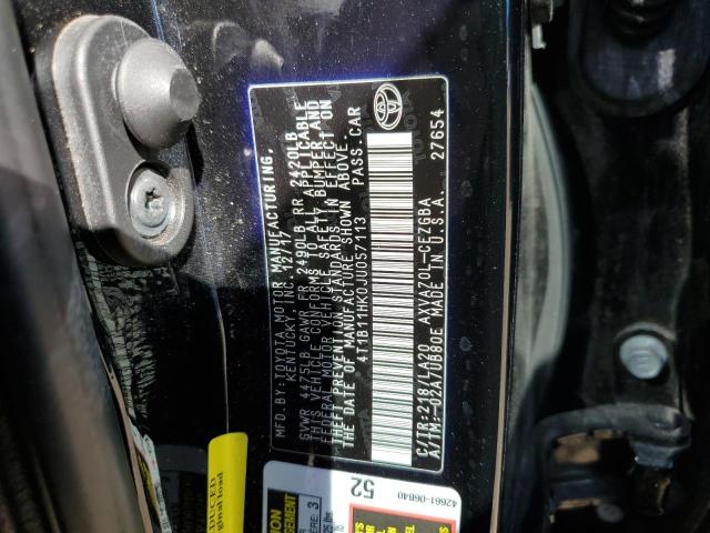 Photo 11 VIN: 4T1B11HK0JU057113 - TOYOTA CAMRY L 