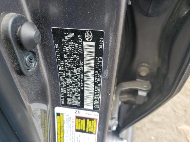 Photo 11 VIN: 4T1B11HK0JU064921 - TOYOTA CAMRY L 