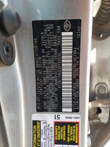 Photo 12 VIN: 4T1B11HK0JU123532 - TOYOTA CAMRY L 