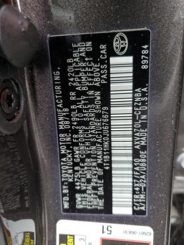 Photo 11 VIN: 4T1B11HK0JU676679 - TOYOTA CAMRY L 