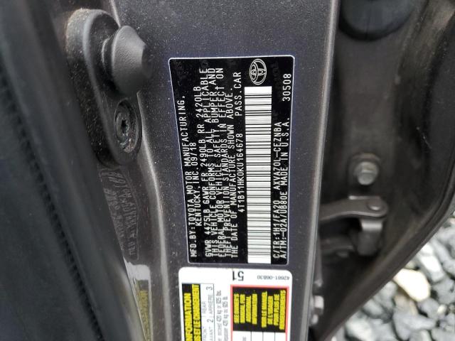 Photo 11 VIN: 4T1B11HK0KU164678 - TOYOTA CAMRY 