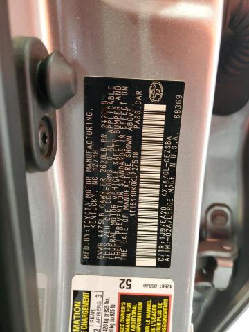 Photo 11 VIN: 4T1B11HK0KU727518 - TOYOTA CAMRY L 