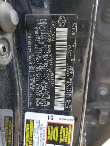 Photo 11 VIN: 4T1B11HK1JU633503 - TOYOTA CAMRY 