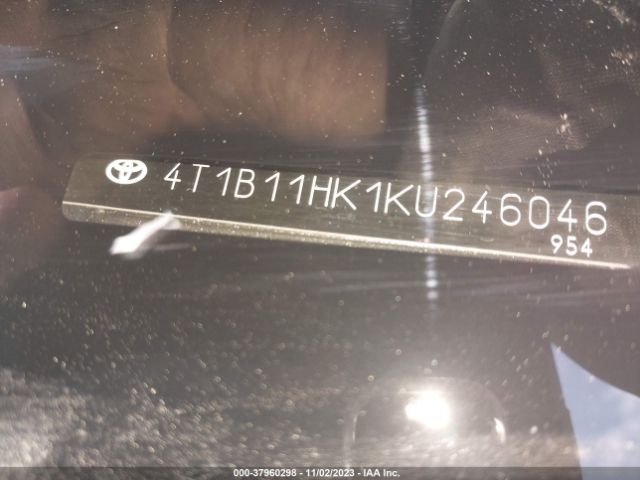 Photo 8 VIN: 4T1B11HK1KU246046 - TOYOTA CAMRY 