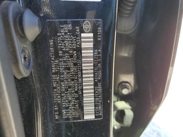 Photo 11 VIN: 4T1B11HK1KU723137 - TOYOTA CAMRY L 